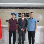 Jiayu Corrosion representatives taking a group photo with the Minister of the Embassy of the Kingdom of Morocco in China after the foreign trade exchange meeting
